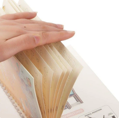 Sank Magic Practice Copybook (4 BOOKS,1 PEN,1 GRIP,10 REFILL) Pack of 1